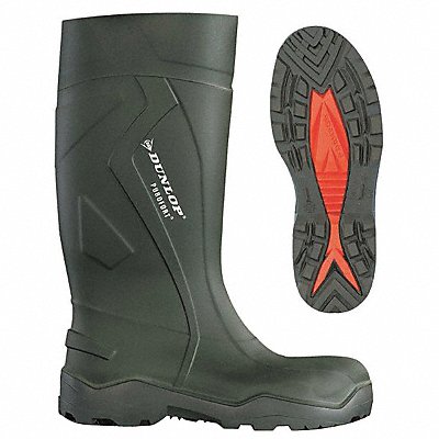 D9543 Rubber Boot Men s 5 Knee Green PR