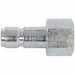 Coupler Plug FNPT 1/4 Steel PK2