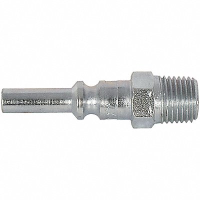 Coupler Plug MNPT 1/4 Steel PK2