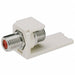 Mini-Com F-Type Coupler White