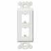 GFCI Module Frame Mini Com 2 Port White