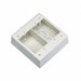 Divided Junction Box Off White