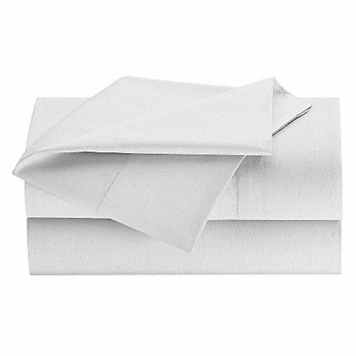 Fitted Sheet King White Stripe PK6