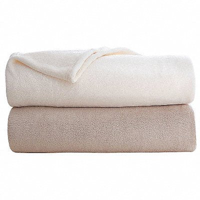 D9499 Fleece Blanket Queen 90x90 in Khaki PK4