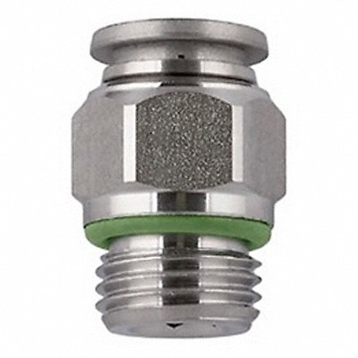 Male Connector SS 8mm Tube 250 psi