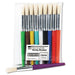 BRUSH,PAINT,STUBBY,10/SET