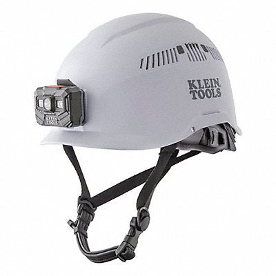 Safety Helmet White w/Vents Light