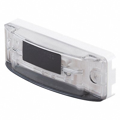 License Plate Light Rectangular Clear