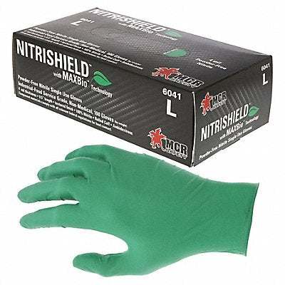 Biodgradable NBR Green 9.5 PF XL PK1000