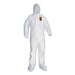 COVERALL,A30,PPE,4XL,WH