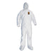 COVERALL,A30,5XL,25/CT,WH