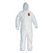 COVERALL,A40,5XL,25/CT,WH