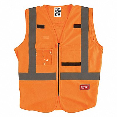 Safety Vest High Visibility Orange