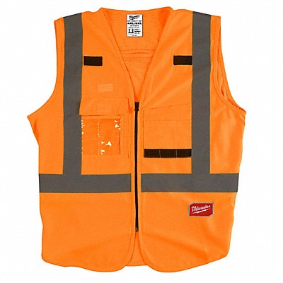 Safety Vest High Visibility Orange