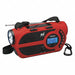 Portable Weather Radio Color Red