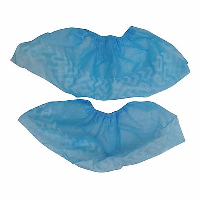 Shoe Covers Universal White/Blue PK100