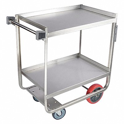 Utility Cart Assembled SS Silver