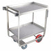 Utility Cart Assembled SS Silver