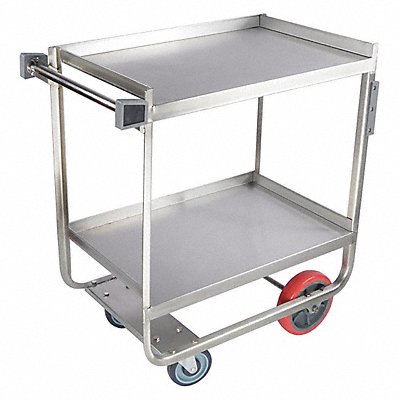 Utility Cart Assembled SS Silver