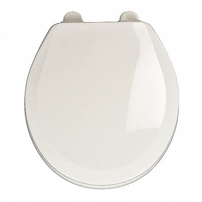 Toilet Seat Round White Plastic