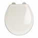Toilet Seat Round White Plastic