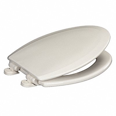 Toilet Seat Elongated White Plastic