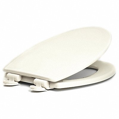 Toilet Seat Elongated White Plastic