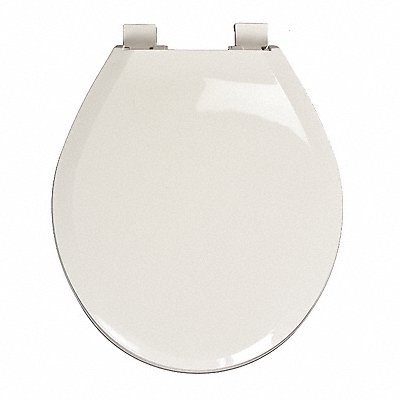 Toilet Seat Round White Plastic