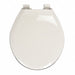 Toilet Seat Round White Plastic