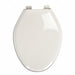 Toilet Seat Elongated White Plastic