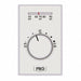 Line Volt NP Analog Tstat 1H White SPST