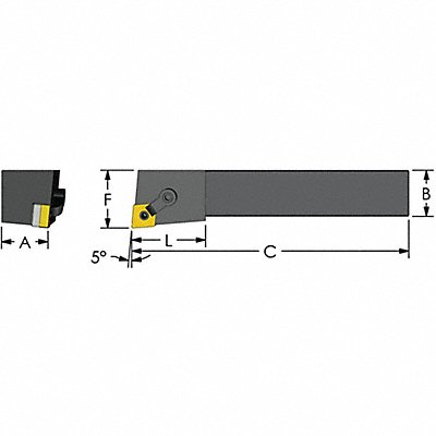 Indexable Profiling End Mill 1-1/2 PHC