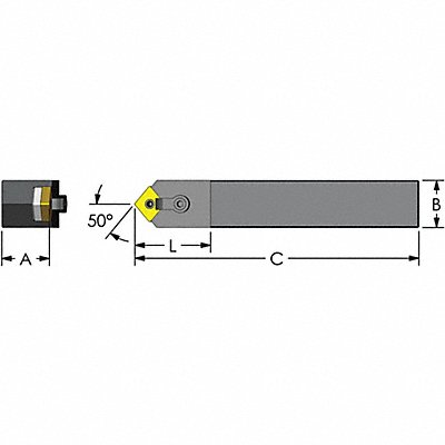 Indexable Profiling End Mill 1-1/2 PHC