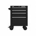 Rolling Tool Cabinet Black Heavy Duty