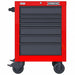 Rolling Tool Cabinet Red Heavy Duty