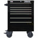 Rolling Tool Cabinet Black Heavy Duty