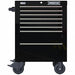 Rolling Tool Cabinet Black Heavy Duty