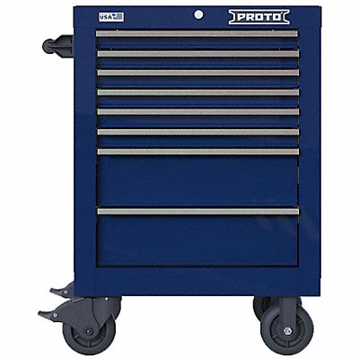 Rolling Tool Cabinet Blue Heavy Duty