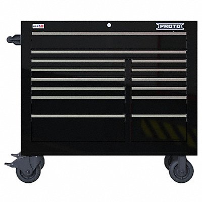 Rolling Tool Cabinet Black Heavy Duty