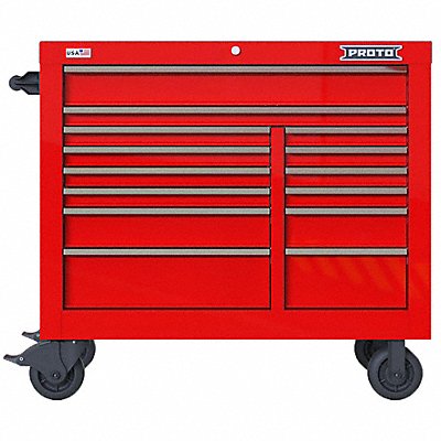 Rolling Tool Cabinet Red Heavy Duty