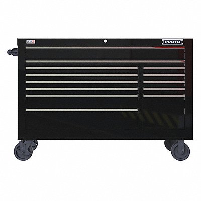 Rolling Tool Cabinet Black Heavy Duty