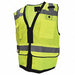 Safety Tether Vest Heavy Duty Green L