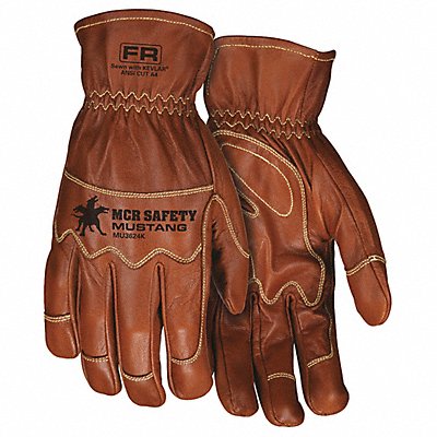 K2762 Leather Gloves Brown L PR