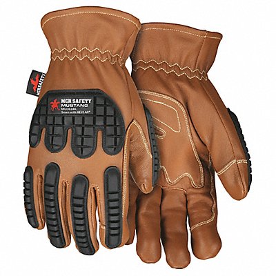 Leather Gloves Brown 2XL PR