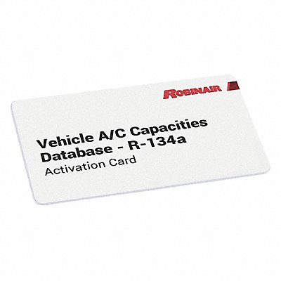 Vehicle Database Card 2020 Plastic