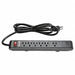 Black Magnetic Power Strip Steel