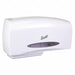 Toilet Paper Dispenser (2) Rolls White