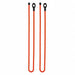 Twist Ties Rubber 18 in L 1/2 in W PK2