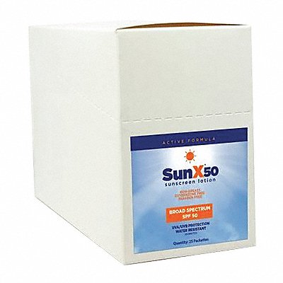 Sun X 50 Sunscreen Pouch PK25