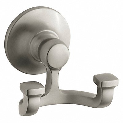 Robe Hook Metal Brushed 3 1/8 in W